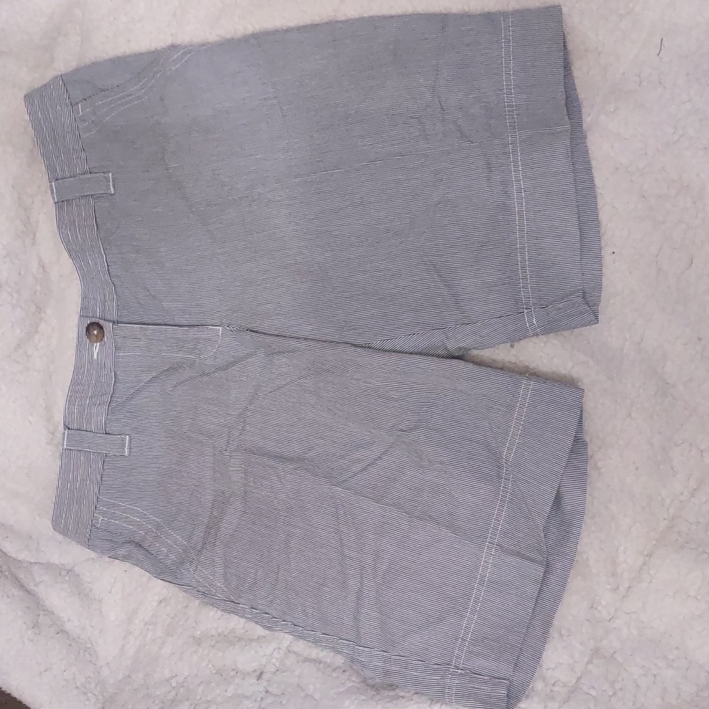 Nwot Land's end pinstriped shorts size 12